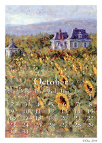 October 2016 Calendar