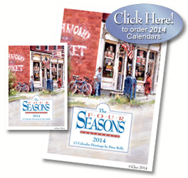 Four Seasons 2014 Art Calendars
